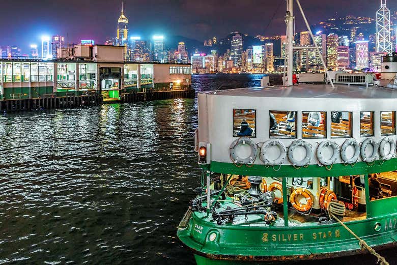Star Ferry en el puerto Victoria 