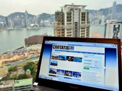 Vistas desde un hotel en Kowloon
