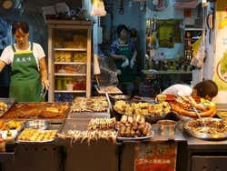 Ladies Market: Puesto de comida