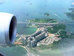 Llegar a Hong Kong en avión